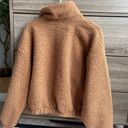Brown Fuzzy Jacket Size M Photo 2