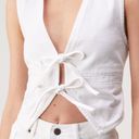 Nasty Gal White Denim Vest Photo 1