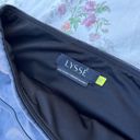 Lysse  Black High Waist Wide Waistband medium  Faux Leather Pant Leggings blue Photo 3