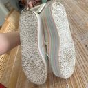 Superga  2790 Platform sneakers white rainbow pastel stripes lace-up shoes Photo 7