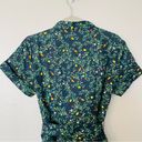 Hill House NWT  The Laura Shirt Dress in Midnight Garden Linen Floral Size Small Photo 7