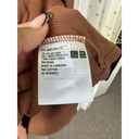 Uniqlo  NWT Women's Essential Classic Brown Ribbed Crew Neck Half Sleeve Top XL Photo 5