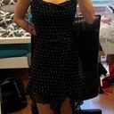 Jessica Simpson black and white polka asymmetrical dot dress betty boop style dress Photo 1