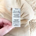 Thread and Supply  Fleece Sherpa Full Zip Teddy Jacket Coat Taupe Cream Medium Photo 2