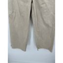 Stitch Star Jeans Women 10 Khaki Tan Denim Wide Leg Cotton Blend Five Pocket Photo 2