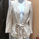 ZARA  Basic beige v neck wrap blazer jacket Photo 0