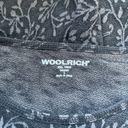 Woolrich 100% Cotton Dark Gray Floral Print Long Sleeve Top Photo 8