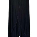 BOHO Pants T.Zovich Relaxed Wrap Slit Boho Beach Vacation Black Small NWT Photo 0