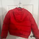 Missguided Red Puffer  Photo 1