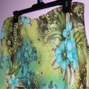 Lane Bryant  18/20 Maxi Skirt Tropical Floral Paisley Boho Pull On Photo 1