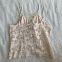 Guess  Cream Sheer Lace Crop Cami Bralette Photo 5