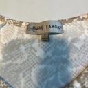 Absolutely Famous  Womens Animal Print  Blouse Cut‎ Out Shoulder Size Small Photo 1