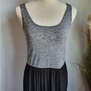 Lou & grey , Black Colorblock Fit & Flare Crinkle Maxi Tank Dress, Size Small Photo 1