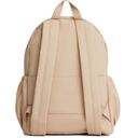  BEISICS Backpack Beige Canvas Trolly Pass Through Vanilla Girl 12x15x6 Photo 2