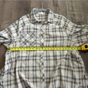 Prómesa Promesa Tan Plaid Long Sleeve Button Down Flannel Top L Photo 7