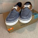 Sperry Women’s s 7 NEW Biscayne Chambray Cognac Photo 1