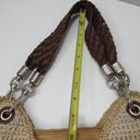 The Sak  Boho Indio Crochet Braided Leather Straps Cottage Southern Preppy Purse Photo 5