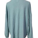 a.n.a  Ribbed Teal V Neck Long Sleeve Sweater XL NWOT Casual Comfortable Photo 5