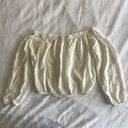 Brandy Melville White Off The Shoulder Top Photo 0