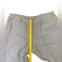 J.Jill  100% Linen Wide Leg Crop Pull-On Pants Size Large Lagenlook Photo 5