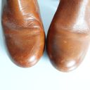 Frye  Stella Whiskey Brown Cognac Leather Zip Short Ankle Boots Photo 8