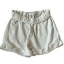 Frame  Cream Foldover Waist Shorts Size XS Photo 0