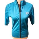 Pearl Izumi  Womens Atheletic Tops Full Zip Half  Sleeve Turquoise Medium-BNWOT Photo 0