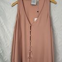 L'Academie  Cold Shoulder Long Sleeve V Neck Blush Top Size M NWT $139 Photo 4