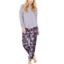 Three Dots  velour Jogger with pockets  size small Photo 4