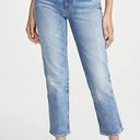 7 For All Mankind  High Waist Cropped Straight Jeans 28 Photo 0