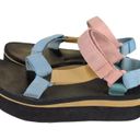 Teva  Flatform Flat Platform Universal Light Multicolor Sandals - Women's Size 10 Photo 1