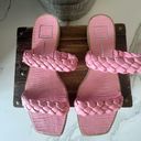 Dolce Vita Indy Braided Flat Sandals in Pink Size 9.5 Photo 1