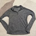 Nike Gray  Quarter Zip Long sleeve shirt SZ XS Photo 0