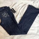 Rock & Republic  Kassandra Low Rise Bootcut Rattle Blue Jeans NWT Cowgirl 29 Photo 0