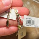 Macy's NWT Multi Genuine Gemstone & Diamond 18KT Gold Over Sterling Silver Bracelet Photo 10