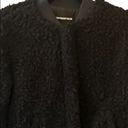 Who What Wear  Black Sherpa Jacket Photo 1