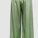 Micas  Sage Green Very Wide Legs Silky Pants XS Photo 0