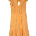 Rails  Tina Embroidered Eyelet Cotton Midi Dress in Marigold Size S NWT Photo 0