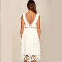 Lulus Lulu’s Beloved Bloom Ivory Midi Dress M Lace Cutouts Wedding Engagement Bridal Photo 5