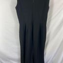 Dress the Population NWT  Sandra Plunge Crepe Trumpet Gown Black Size XL Photo 6