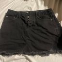 American Eagle Outfitters Black Jean Skirt Photo 0