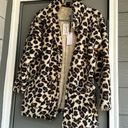 Z Supply NWT  Leopard Sherpa Coat Photo 0