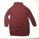 Lush Clothing Lush Funnel Neck Rib Long Sleeves Wine dress Photo 6