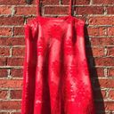 Show Me Your Mumu Vibrant Red  Risque Mesh & Embroidered Lace Slip Dress Photo 4