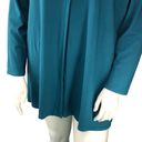 J.Jill  Wearever Collection Womens Size XL Teal Cardigan Sweater Single Button Photo 2