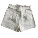 Ralph Lauren Le lis ivory denim tie shorts Photo 4