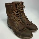 Durango  leather riding boots lace up boots size 8.5 Photo 0