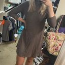 American Eagle Gray Sweater Dress Photo 3