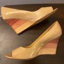 Kate Spade Patent Leather Peep-toe Wedges Photo 0