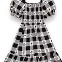 Disney The Nightmare Before Christmas Face Portraits Gingham Smocked Dress Photo 0